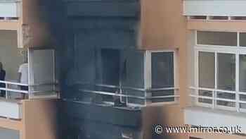 Magaluf hotel fire horror as two dead and more hurt with smoke seen for miles