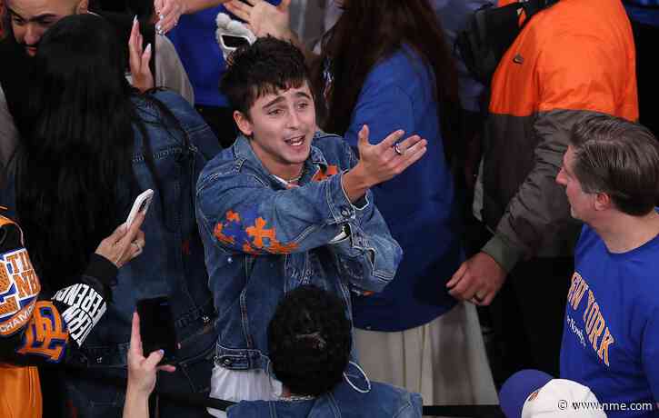 Timothée Chalamet lost his shit at the New York Knicks record-breaking NBA Finals comeback last night