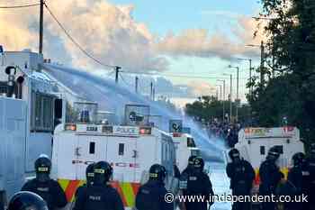 Belfast riots latest: Nurse chased into hospital by ‘racist’ masked gang as police injured in violent protests
