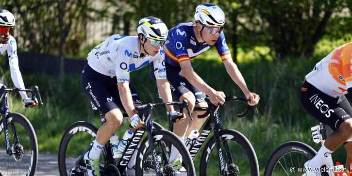 Griepgolf treft Movistar in Tour Auvergne: twee renners moeten opgeven