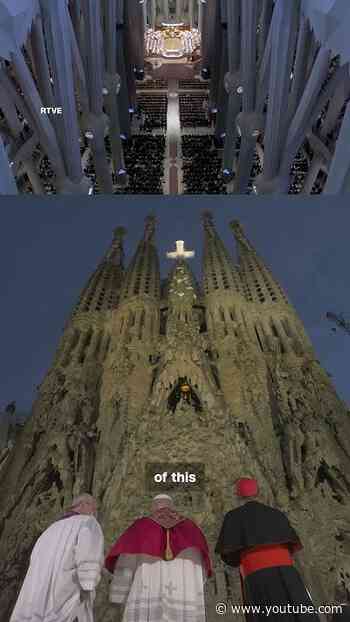 Pope Leo blesses the Sagrada Família in Barcelona