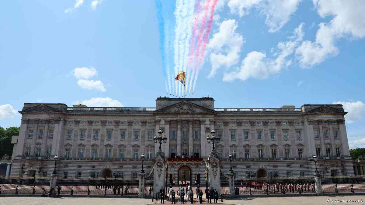 Red Arrows Trooping the Colour route revealed as iconic jets take part in royal flypast