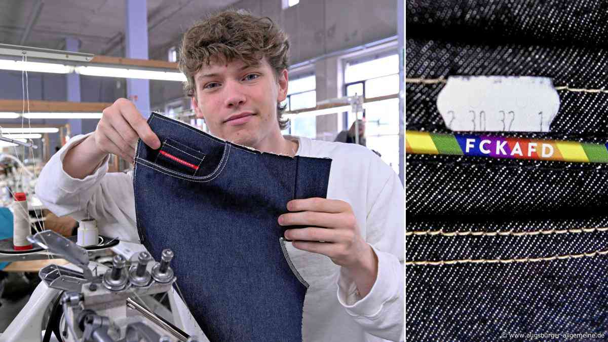 „Von Nachfragen überrollt“: Augsburger Firma Manomama produziert jetzt Anti-AfD-Jeans