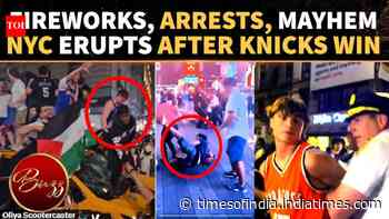 Chaos Erupts In NYC As Knicks Fans 'Fire Explosives' After Historic Comeback