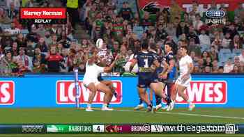 Bunnies winger juggles contentious try