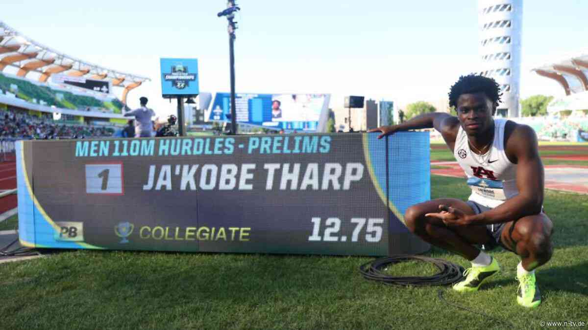 Über 110 Meter Hürden: US-Student sprintet zu Sensations-Weltrekord