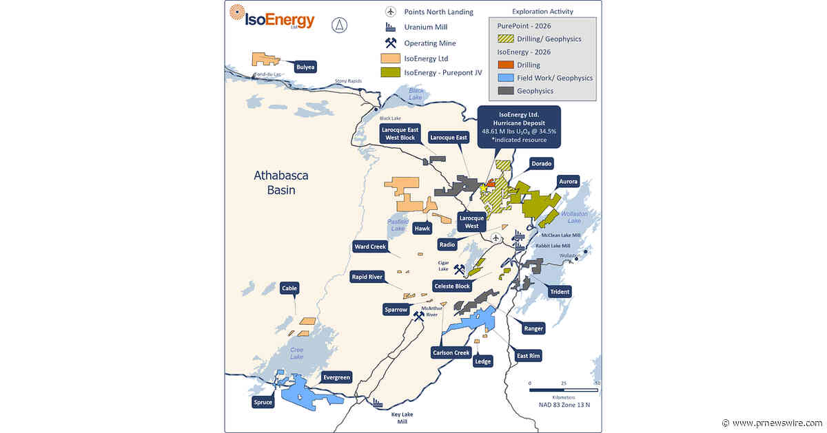 IsoEnergy Commences 8,000 Metre Summer Drill Program at the Larocque East Project, Athabasca Basin