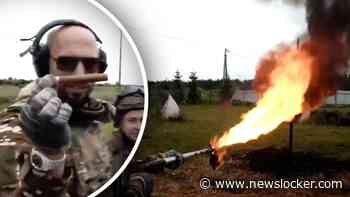 Opmerkelijk! Omstreden influencer Andrew Tate test wapens in Rusland