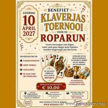 Benefiet klaverjas- / jokertoernooi voor de Roparun