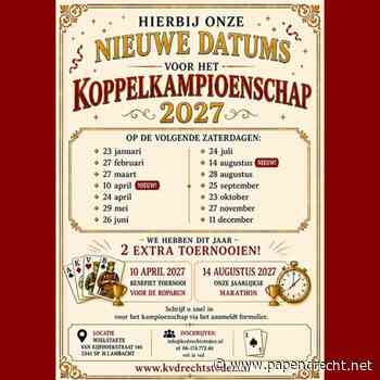 Start Koppelkampioenschap 2027