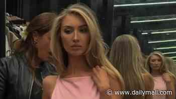 Sophie Habboo turns heads in a pink leotard as she returns to social media after Jamie Laing was criticised for making light of wanting to have sex just three weeks after she gave birth