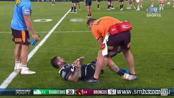 Disaster strikes as Reynolds limps off