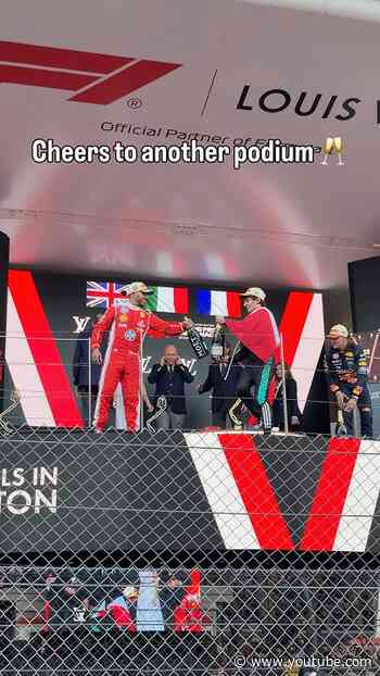 Two podiums in a row for @lewishamilton! 🏆#f1shorts #F1