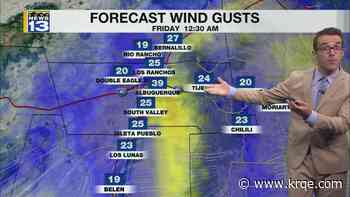 Hottest temperatures so far this year for parts of New Mexico before rain ahead