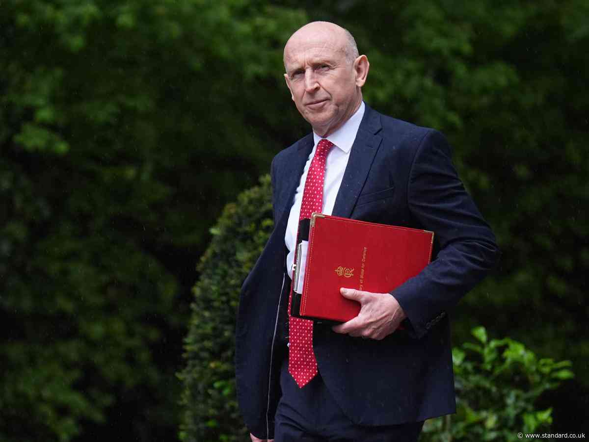 Defence Secretary John Healey's resignation letter in full