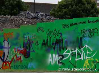 Ealing Council condemns 'vile' racist graffiti at £125m west London building site