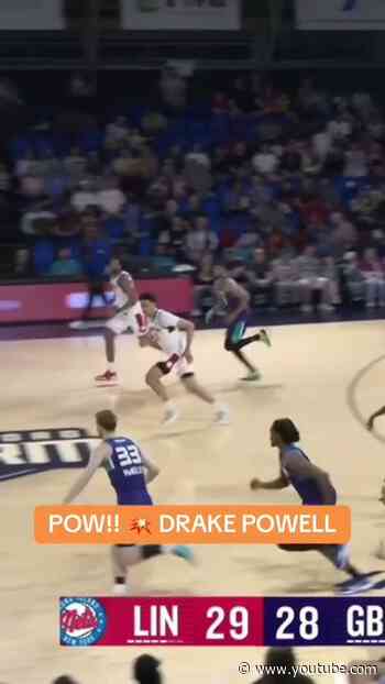Drake Powell got UP on this play! 🔥 @LongIslandNets
