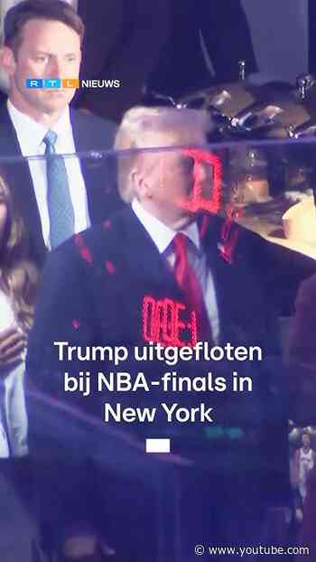 Trump uitgejoeld tijdens volkslied bij NBA-finals in New York   | RTL Nieuws