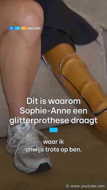Dit is waarom Sophie-Anne een glitterprothese draagt | RTL Nieuws