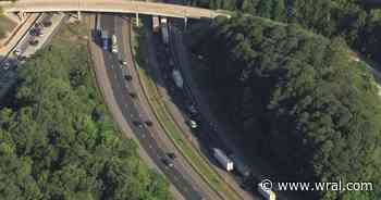 Crash on I-85 in Orange County blocks lanes near I-40