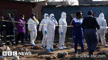 Manhunt under way in South Africa after 12 killed in mass shooting in Johannesburg