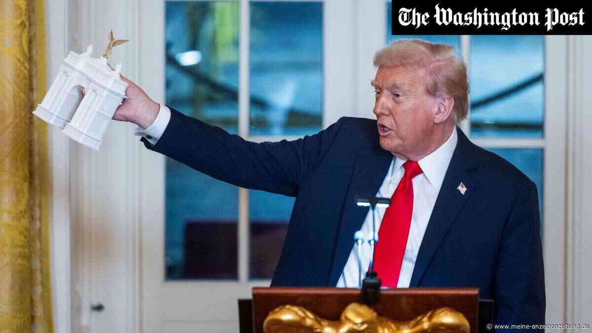 Triumphbogen in Rekordzeit: Trump macht bei 76-Meter-Projekt Tempo