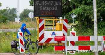 Fietspad over Mandelabrug drie dagen dicht: omleiding kost je tien minuten extra