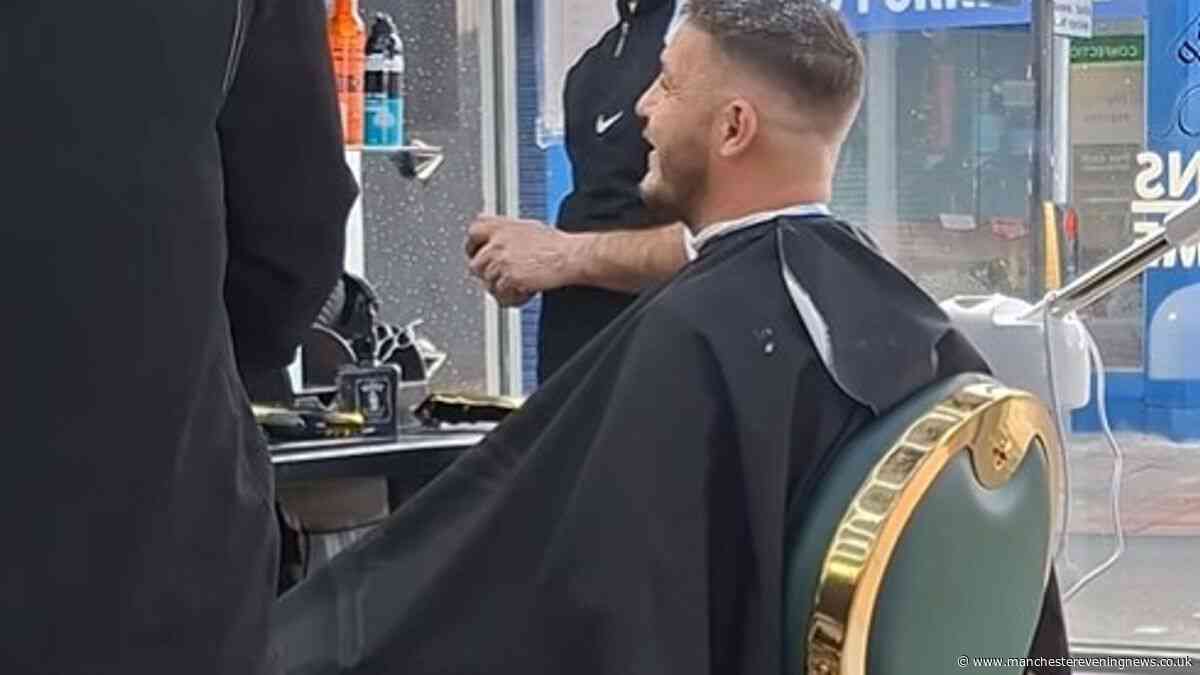 Stockport barbers goes viral after 'Tom Hardy' popped in for a trim, but people weren't fooled