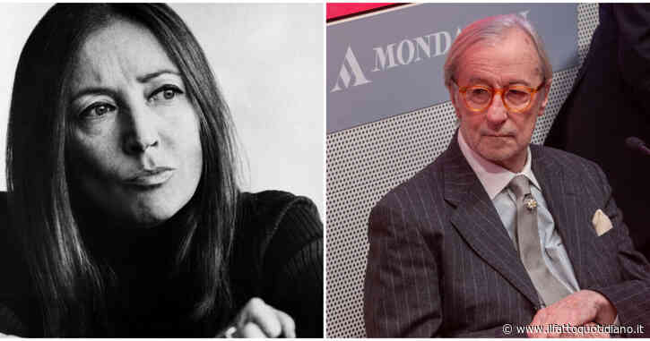 Vittorio Feltri: “Oriana Fallaci fumava di continuo e spegneva le sigarette sul divano, cosa che mi faceva imbufalire. Ho il rammarico di non averle parlato prima che morisse. Mi aveva cercato, ma ero in ospedale”