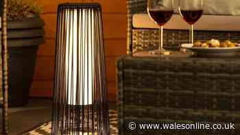 'Stylish' cordless outdoor rattan garden lamp down to £8 from £33 with deal