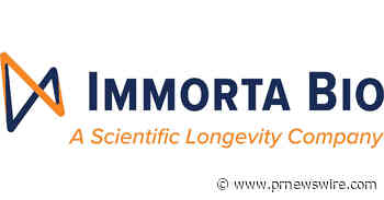 Immorta Bio Publishes Over 70% Increased Longevity in Aging Animals by its Patented Therapeutic Combination