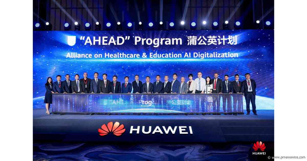 Huawei lanceert het "AHEAD" -programma om een nieuw ecosysteem te bouwen voor wederzijdse voordelen in het onderwijs en de gezondheidszorg