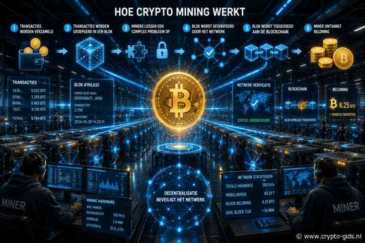 Hoe Werkt Cryptomining? Crypto Mining Uitgelegd: Wat Het Is En Hoe Het Werkt