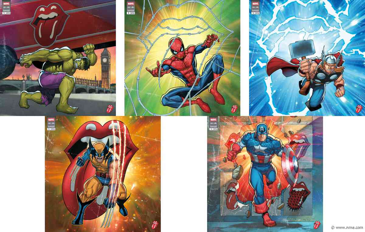 The Rolling Stones team up with Marvel for exclusive ‘Foreign Tongues’ vinyl collector series