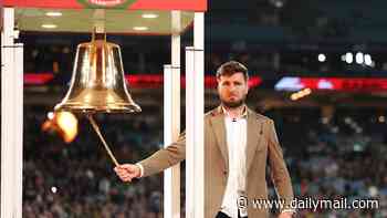 South Sydney Rabbitohs pay emotional tribute to Jai Arrow ahead of first home game as 'Jaiza' receives standing ovation while ringing Legacy Bell before kick-off