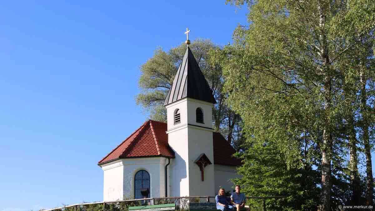 Diese Kapelle erinnert an die Zeit des Bergbaus in Gemeinde in Bayern
