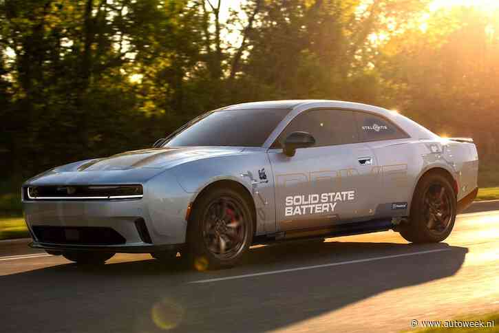 Stellantis start testwerk solid-state-accu met... een Dodge Charger!