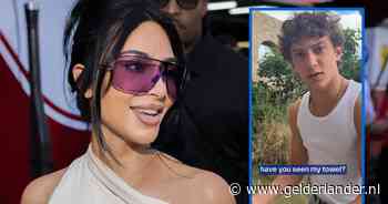 ‘Waar is mijn handdoek?’: Kimi Antonelli maakt grap na opvallend moment met Kim Kardashian in Monaco