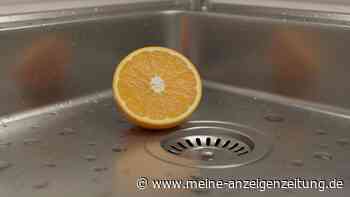 Darum ist eine halbe Orange im Abfluss der Küchenspüle nützlich