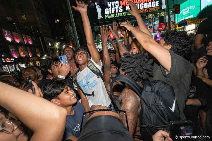 NBA Finals 2026: Knicks fans celebrated historic Game 4 win all over the city, including the airport