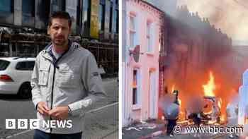 Torched homes and vehicles: Destruction after Belfast unrest