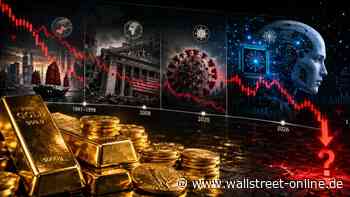 Erst Gold, dann Aktien: Gold fiel vor Asienkrise, Finanzkrise & Corona-Crash: Beim KI-Crash 2026 auch?