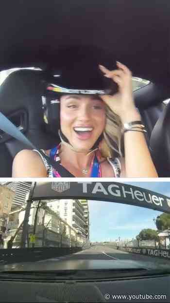 Hot lapping around Monaco with Yuki 😍 #F1 #RedBullRacing