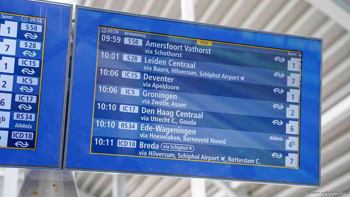 NS voert lijnnummers in zodat reizigers treinen sneller herkennen