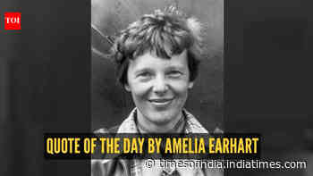 Quote of the day for children by Amelia Earhart: "The most difficult thing is the decision to act, the rest is..."