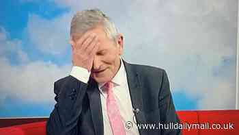 BBC Look North's Peter Levy branded a 'legend' after host suffers on-air blunder