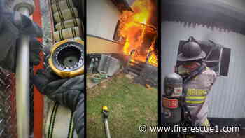 Bodycam video shows S.C. firefighters battling house fire