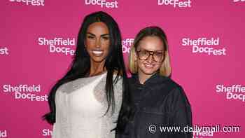 Katie Price shrugs off her marital woes as she attends premiere of her new doc with her sister in Sheffield after falling out over her imprisoned husband Lee Andrews