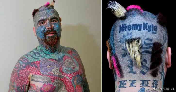 UK’s most tattooed man Bodyart admits he is ‘petrified’ of needles