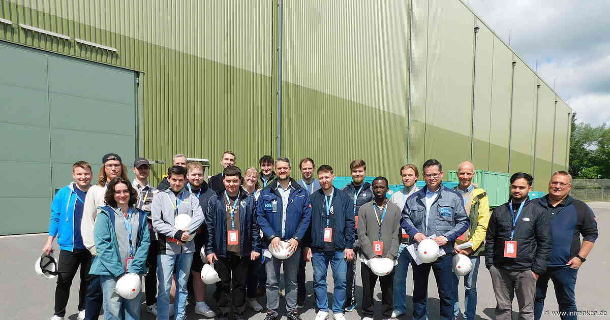Coburger Studenten besuchen Atommüll-Zwischenlager Grafenrheinfeld